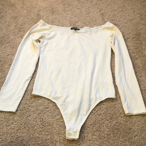 Express, Thong, Long Sleeve Bodysuit, Size M - Picture 1 of 3